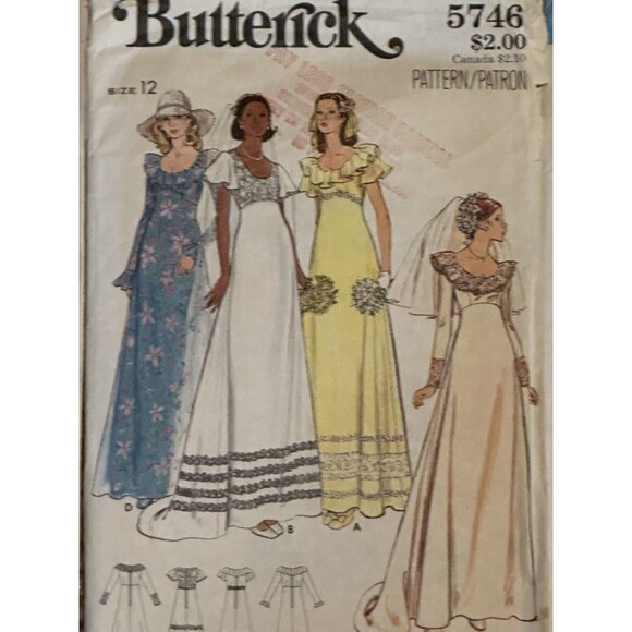 Lot of  20 Vintage Sewing Patterns 70s 80s +  Boho Retro bell bottoms - Picture 5 of 16